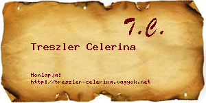 Treszler Celerina névjegykártya